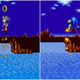 Bouncing off Green Hill Zone’s first hidden spring (Screenshots: Sonic The Hedgehog/Sonic Mania)